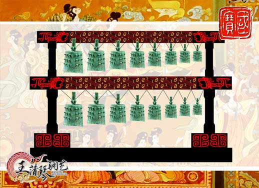 16件晉侯穌青銅編鐘，西周時(shí)期編鐘編磬